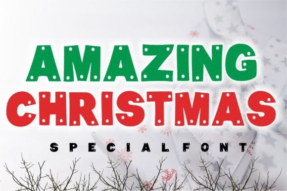 Amazing Christmas Font for Festive Branding