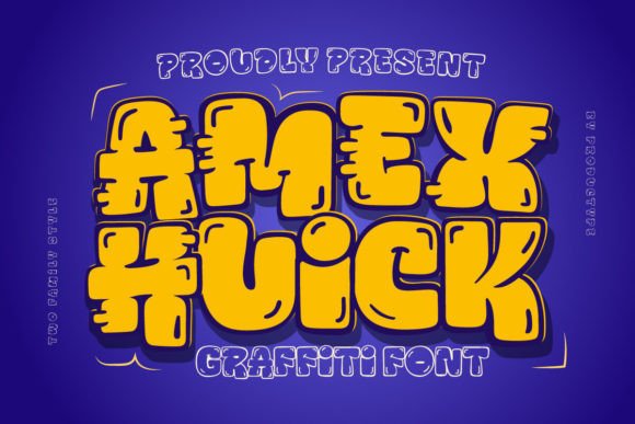 Amex Huick Font for Urban Craft Designs