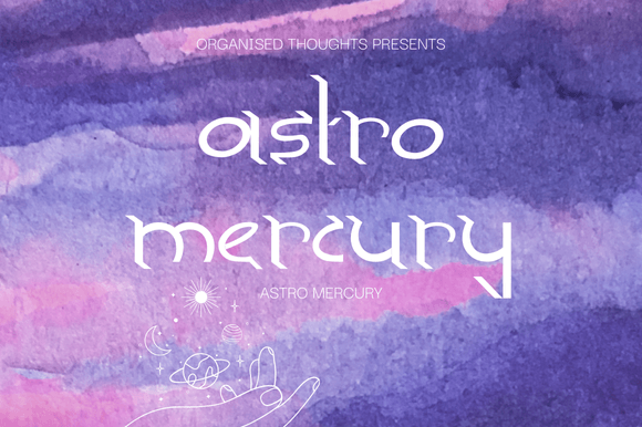 Astro Mercury: A Display Font for Modern Brands