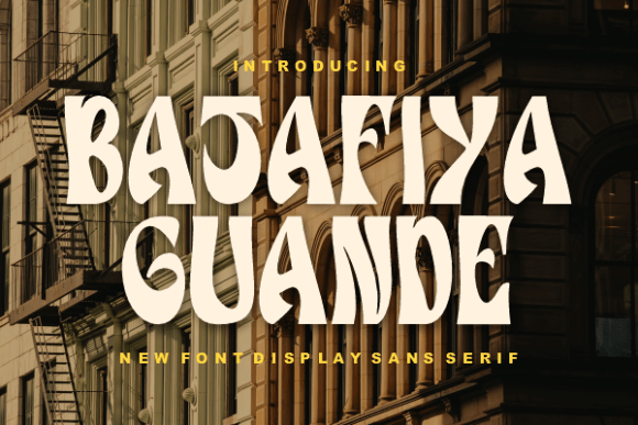 Batafiya Guande: The Display Font for Modern Luxury