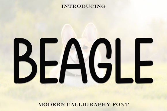 Beagle Font: Elegant Handwritten Display for Makers
