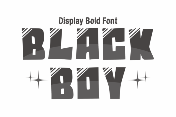 Black Boy Font for Bold Handmade Branding