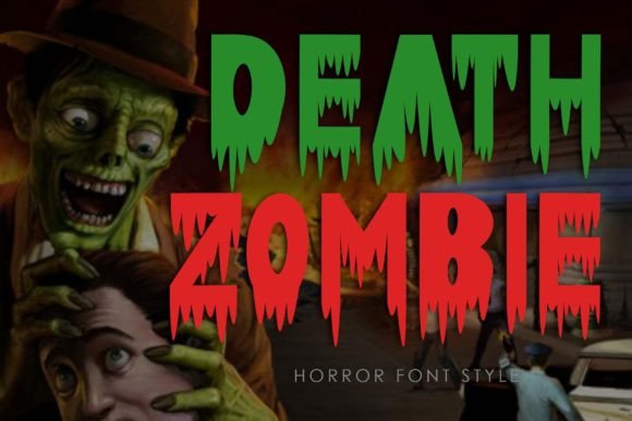 Death Zombie: A Unique Horror Font for Branding
