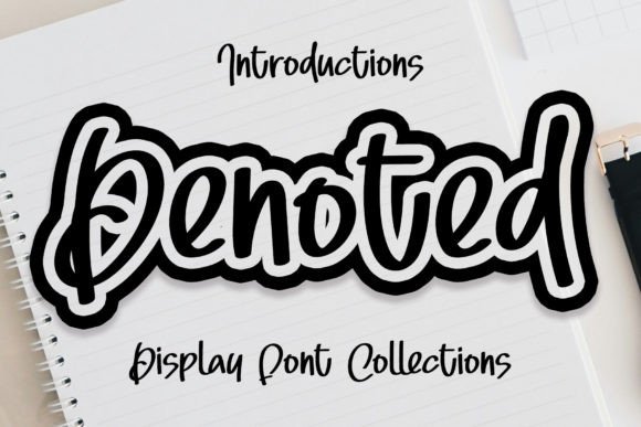 Denoted Typeface for Modern Web Design