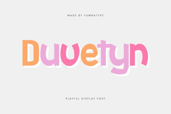 Duvetyn Font: Bold Display Type for Web Design