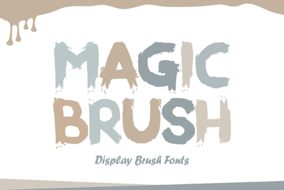 Elevate Editorial Design with Magic Brush Typeface
