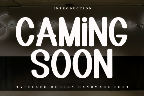 Elevate Your Brand with the Caming Soon Typeface