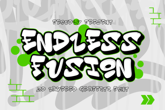 Endless Fusion: A Bold Display Font for Modern Editorial Design