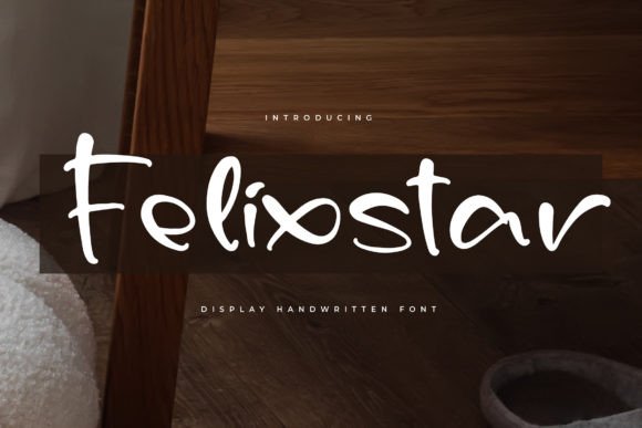 Felixstar: A Handwritten Display Font for Editorial Design