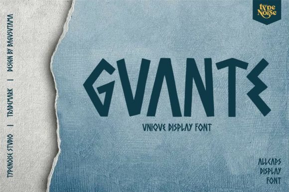 Guante Display Font for Modern Branding