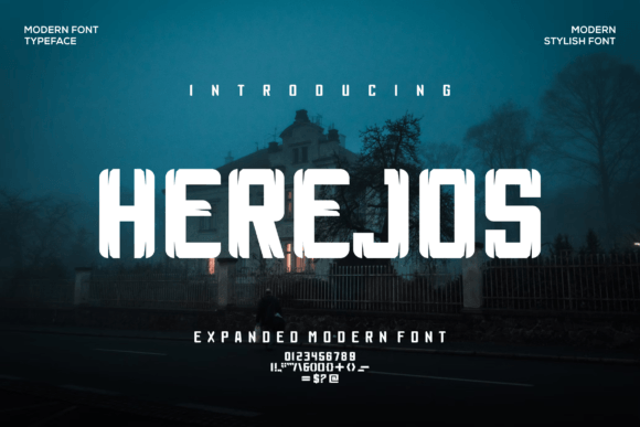 Herejos Font: Bold Typography for Makers