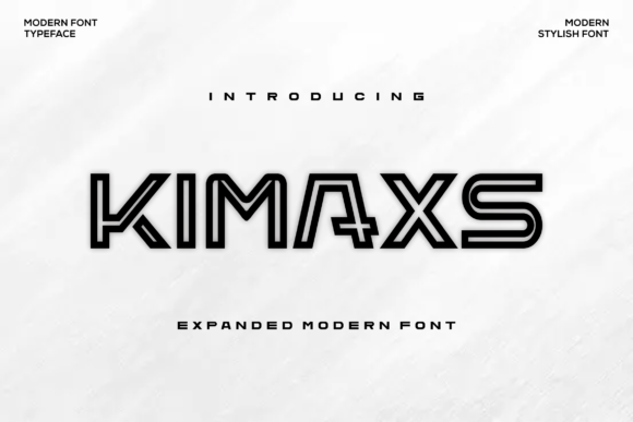 Kimaxs Typeface for Bold Editorial Design