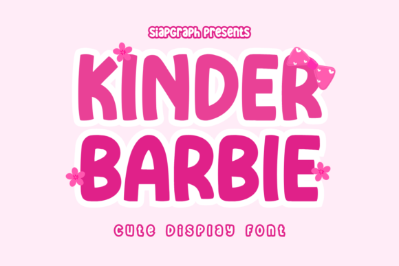 Kinder Barbie: A Playful Display Font for Makers