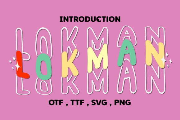 Lokman: The Stacked Display Font for Joyful Brands