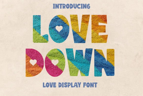 Love Down Font for Elegant Branding
