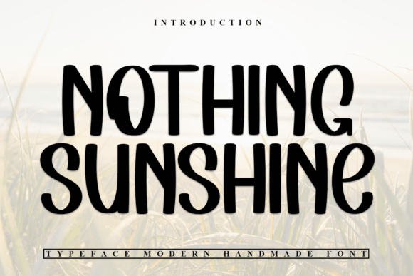 Nothing Sunshine Font for Elegant Branding