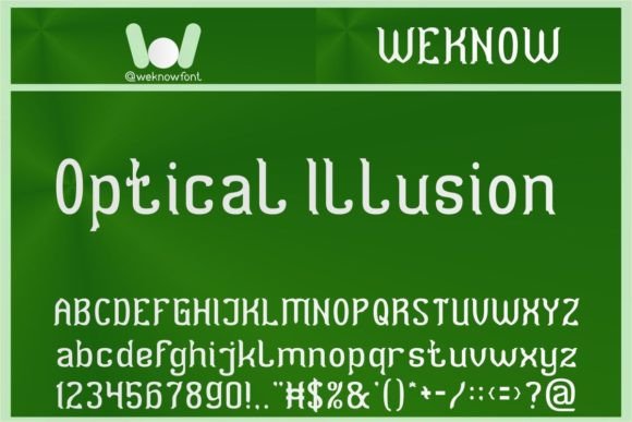 Optical Illusion: A Striking Display Font Review