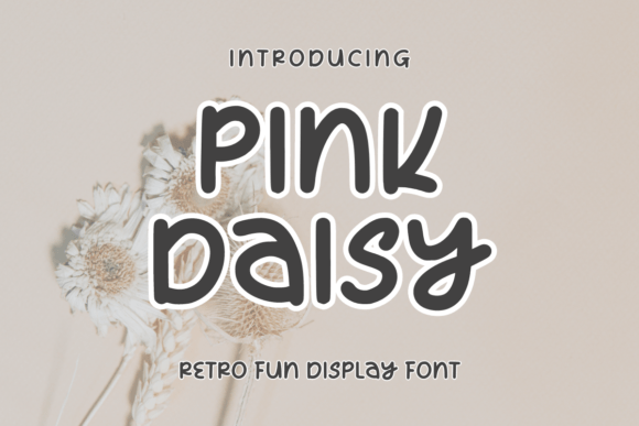 Pink Daisy: A Retro Display Font for Web Design