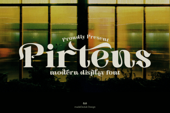 Pirtens Typeface for High-End Branding