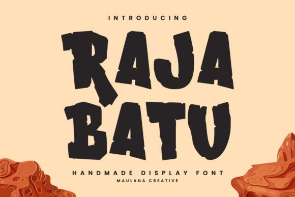 Raja Batu: A Whimsical Display Font for Editors