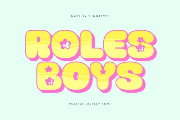 Roles Boys Font Review: A Playful Display Choice