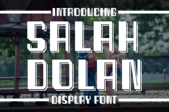 Salah Dolan: A Bold Display Font for Editorial Impact