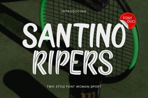 Santino Ripers: A Bold Display Font for Makers