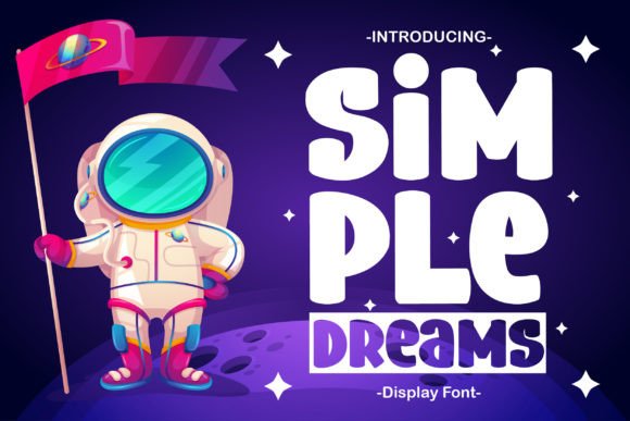 Simple Dreams Typeface for Editorial Design