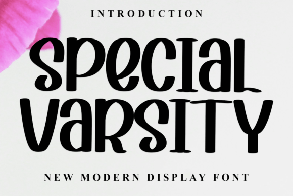 Special Varsity Typeface for Elegant Branding