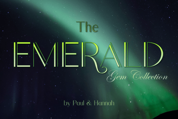 The Emerald Font: Elegant Display Type for Makers