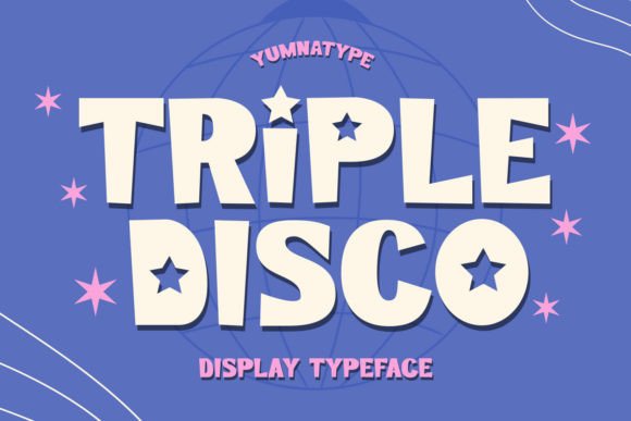Triple Disco Typeface for Bold Web Design