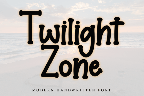 Twilight Zone Typeface for Editorial Design