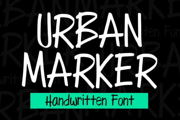 Urban Marker: A Bold Display Font for Modern Brands